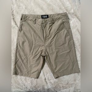 CSG Men’s 34 Khaki Shorts
